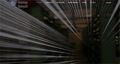 Desktop Screenshot of gunaytekstil.com